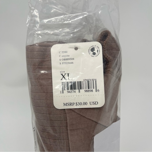 Free People The Rickie Top long sleeve top in coyote - Picture 6 of 6